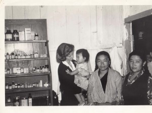 1963 Tibet UAL Stewardess Shirley Robinson